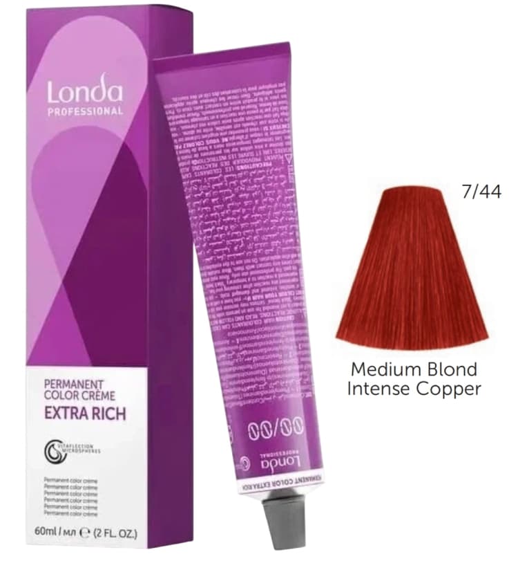 LONDACOLOR 7/44 блонд интенсивно-медный