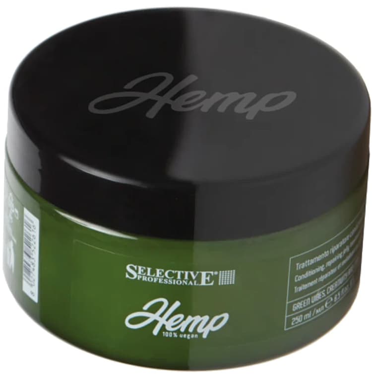 SELECTIVE HEMP Восстанавливающая и кондиционирующая гель-маска для кожи головы и волос 250 мл