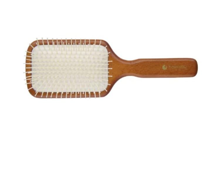 Hairway Щетка мас.дерев.нейлон.зубцы, шир. прямоуг., 13-рядная