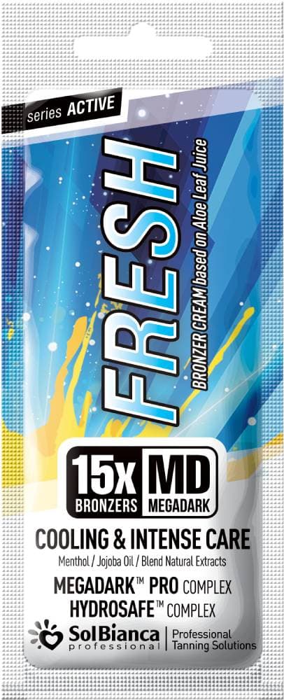 SolBianca Крем "Fresh" с ментолом, маслом жожоба, 15-бронзаторами и охлаждающим эффектом 15 мл