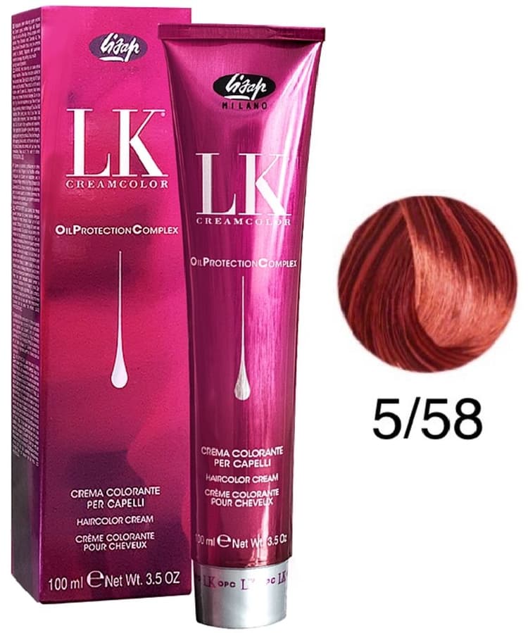 LK OPC 5/58 светло-каштановый красно-фиолетовый 100 мл