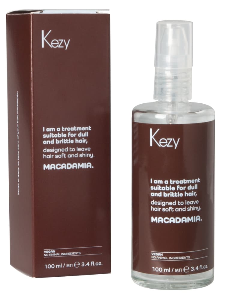 Kezy I am MACADAMIA Масло для волос с макадамией для тусклых и ломких волос, 100 мл.