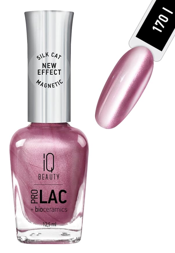 IQ BEAUTY PROLAC Лак для ногтей укрепляющий с биокерамикой 12.5 мл №170 Fashion code Resert