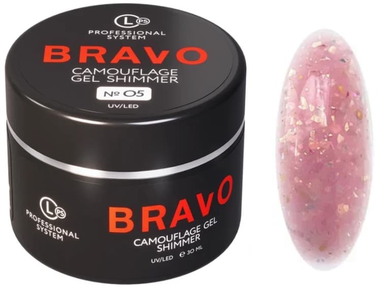 Bravo Моделирующий Camouflage Gel SHIMMER №05 30 мл