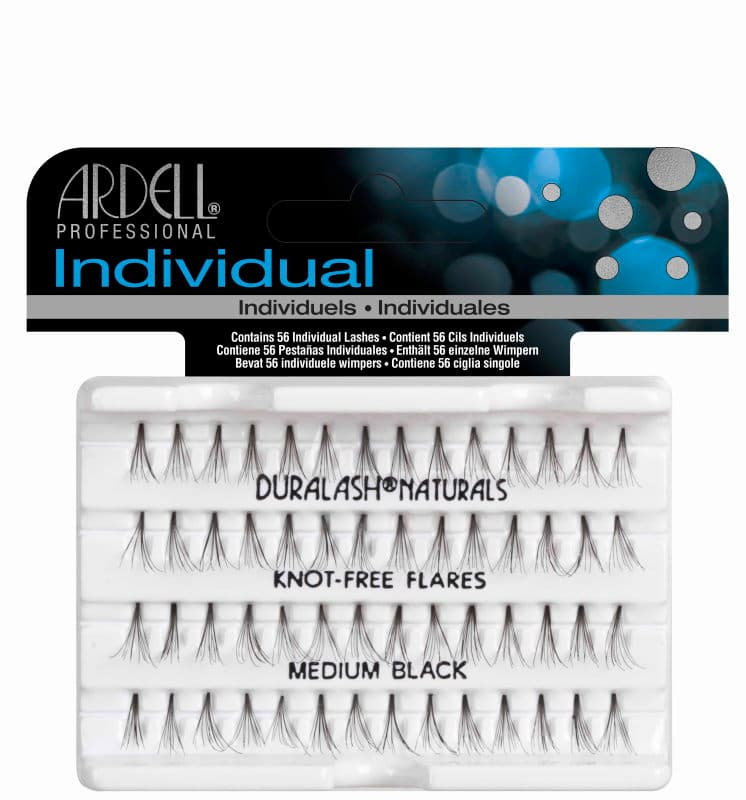 Ardell Пучки ресниц безузелковые средние чёрные