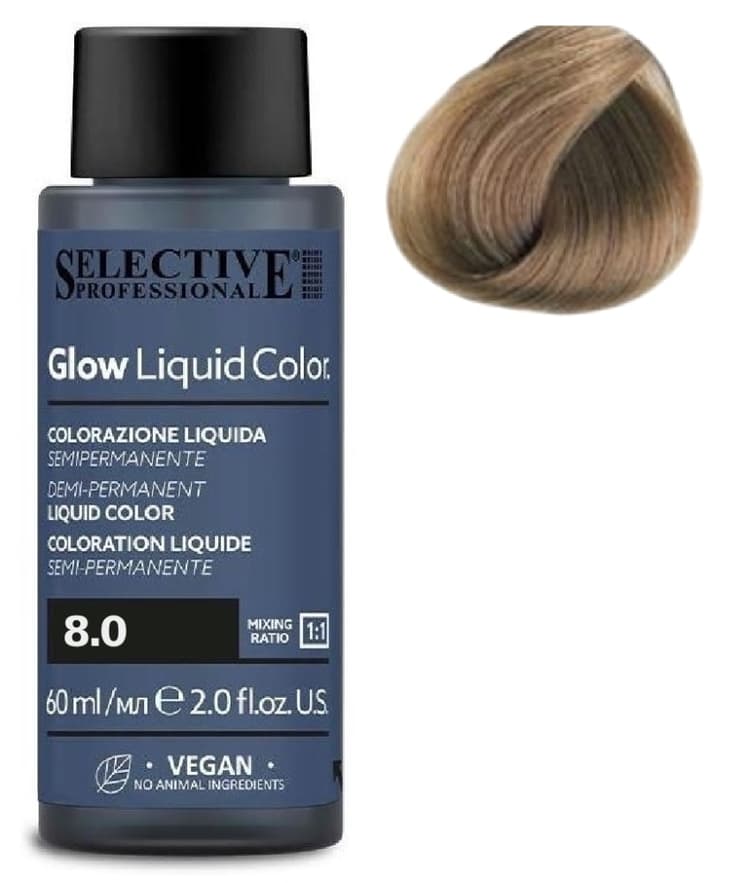 SELECTIVE Glow Liquid Color 8.0 Светлый Блондин