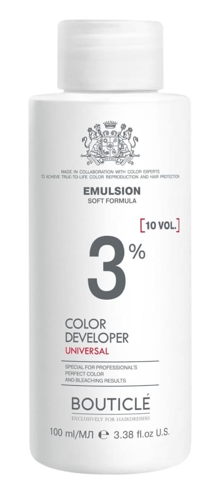 Bouticle Окисляющая эмульсия 3% "Color developer 10 vol" 100 мл 