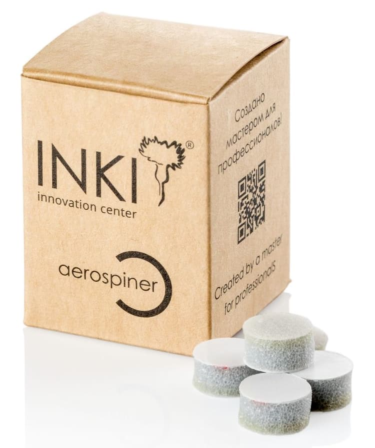 INKI Аэроспинеры для экоглянцевания AEROSPINER BUFF d.10 мм. (25 шт./уп.)