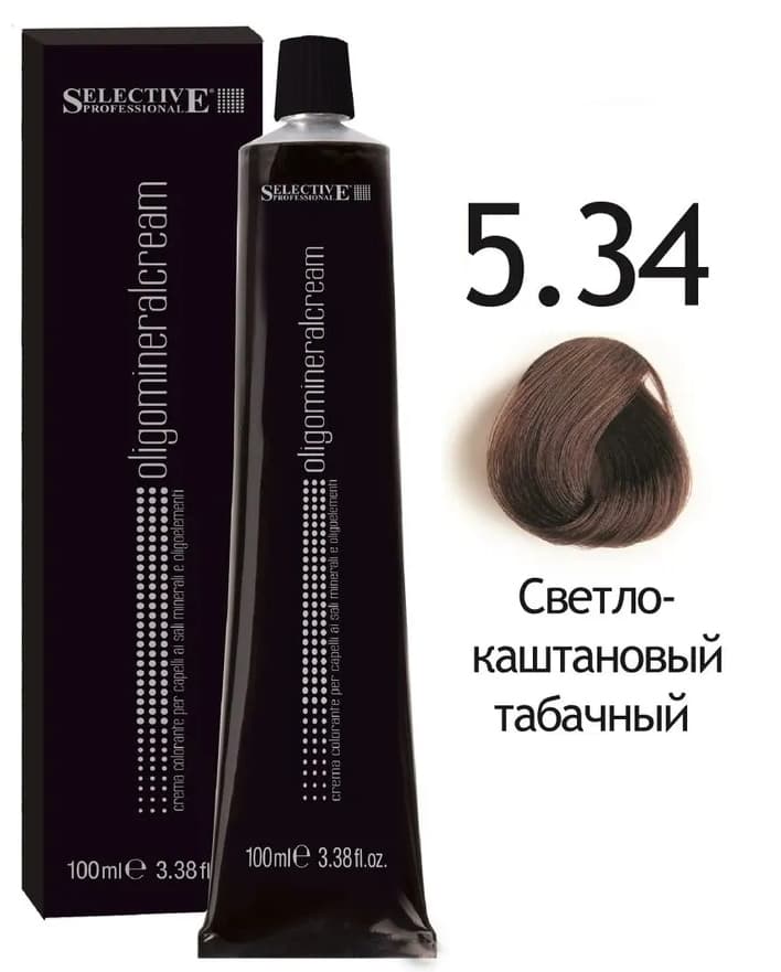 SELECTIVE OligoMineral 5.34 светло-каштановый табачный