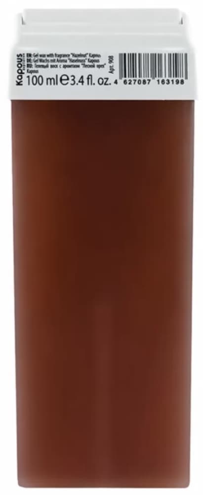 Kapous Depilation Гелевый воск с ароматом "Лесной орех" в картридже, 100 мл