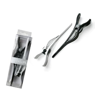 Зажим пластм. для длинных волос 140 мм, 2 шт/уп.