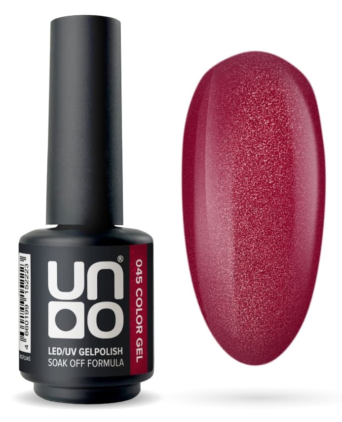 Гель-лак "Uno" - 045 Гранат - Pomegranate, 8 г.