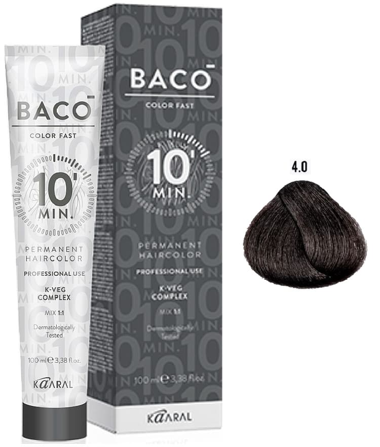 KAARAL Baco Color Fast 4.0 каштан 100 мл