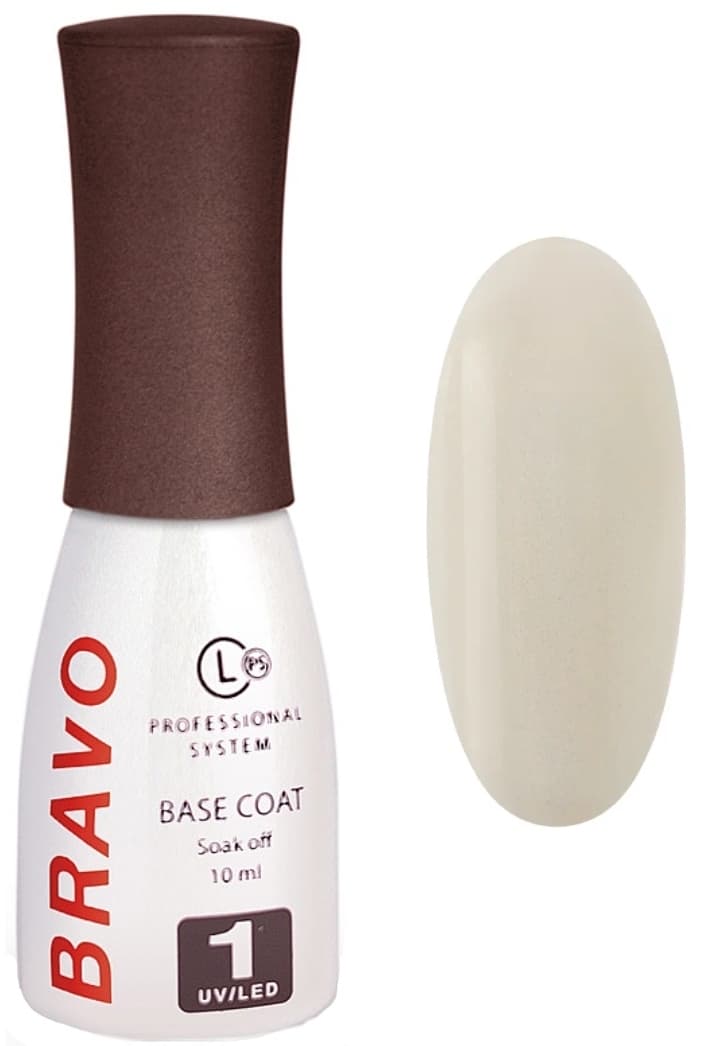 Bravo Цветное базовое покрытие  3 в 1 №1 (цв.желтый) 10мл 