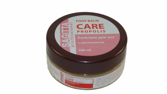 Sagitta Foot Balm Care Propolis Бальзам для ног с прополисом 200 мл