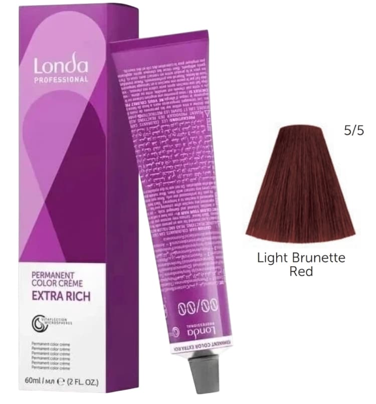 LONDACOLOR 5/5 светлый шатен красный