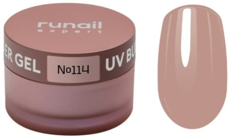 RuNail Expert Гель моделирующий UV BUILDER GEL №114, 50г банка
