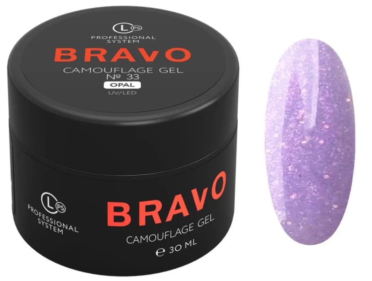 Bravo Моделирующий Camouflage Gel OPAL №33 30 мл 