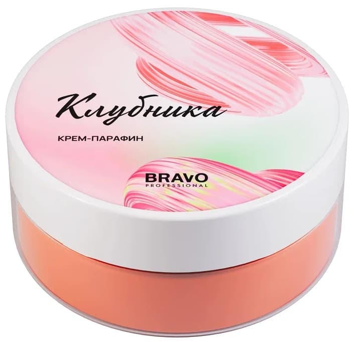 Bravo Крем-парафин Клубника, 200 мл