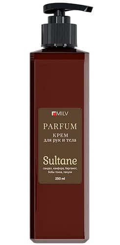 MILV Парфюмированный крем для рук и тела «Sultane» 250 мл. 