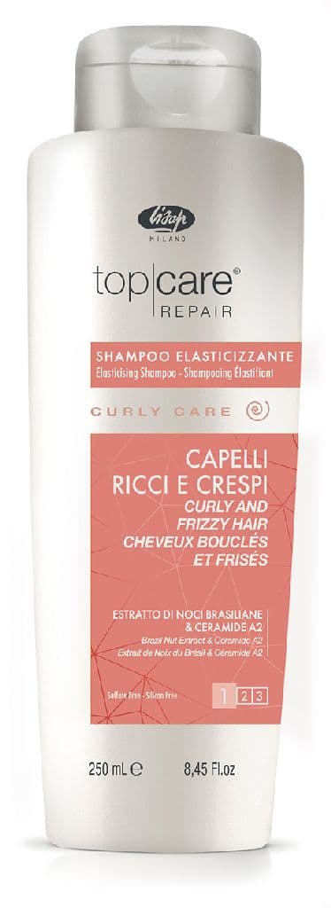 Lisap Curly Care Разглаживающий шампунь для вьющихся волос 250 мл