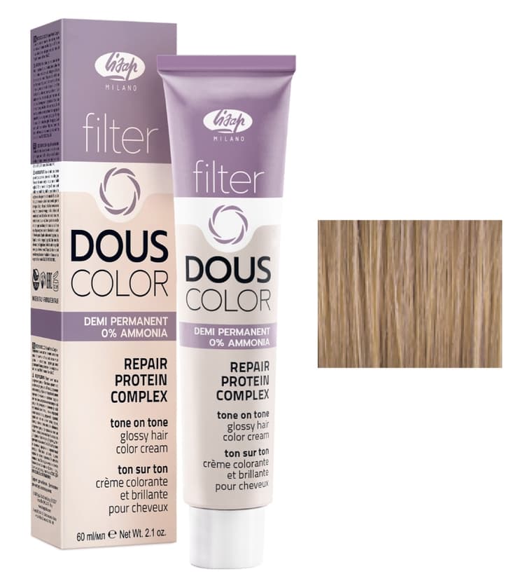 Lisap Filter Douscolor 9/07 супер светлый блонд тропический 60 мл