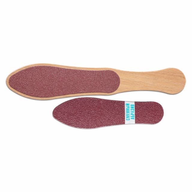 DOMIX Терка абразивная педикюрная LUX + 6 сменных абразивов