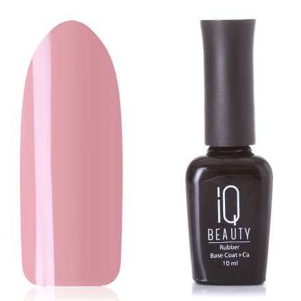 IQ BEAUTY Базовое камуфлирующее покрытие каучуковое с кальцием (карамельный) 10 мл