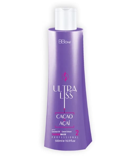 BB One Ultra Liss Cacao & Acai Thermo Mask Термореконструктор 500 мл (шаг 2)