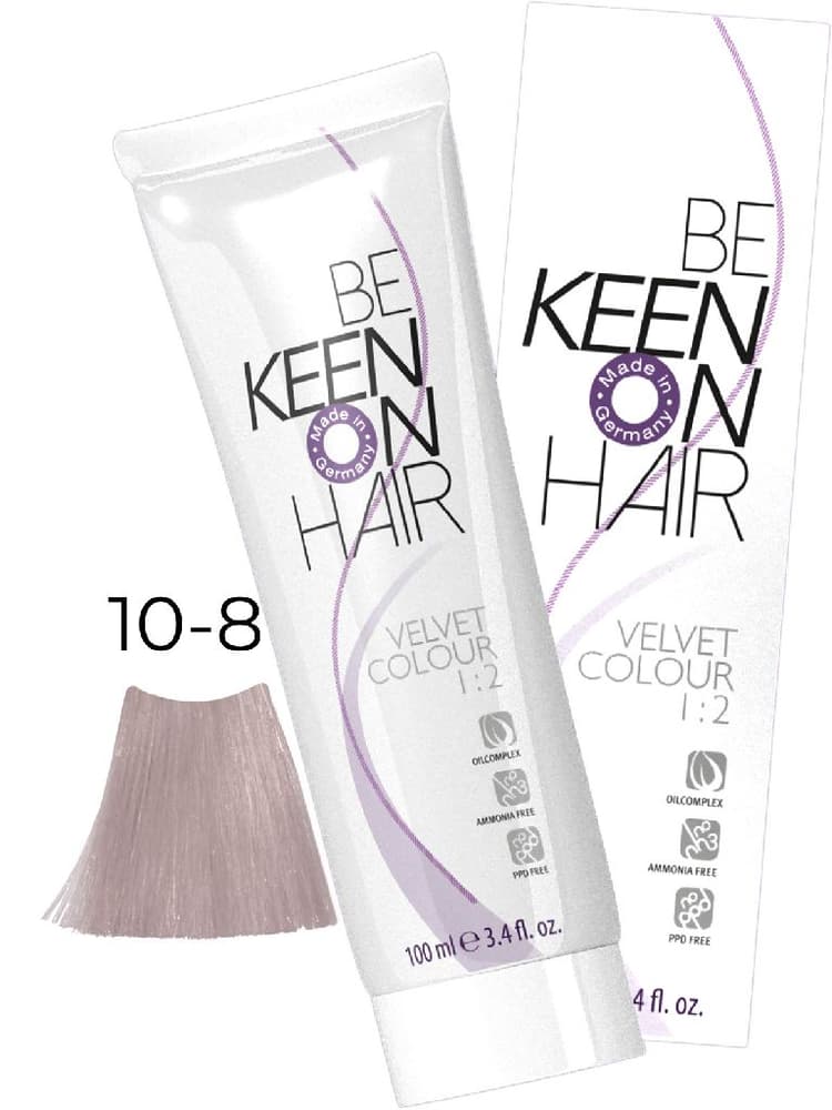 KEEN VELVET COLOUR 10.8 Ультра-светлый жемчужный блондин/ Ultrahellb Perl, 100 мл, без аммиака
