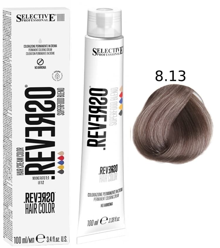 SELECTIVE Reverso Hair Color 8.13 Светлый блондин "Дуриан"