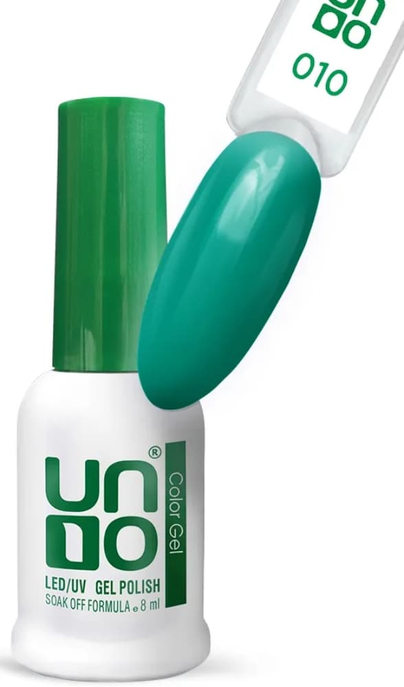 Гель-лак "Uno" - 010 Морская волна - Sea Wave, 8мл.