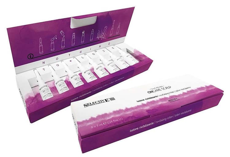 SELECTIVE ONCARE SCALP Лосьон интенсивный ревитализирующий для хрупких волос, склонных к выпадению, 8*7 мл.