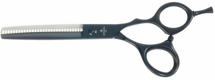 Dewal Ножницы Barber Style филировочные 6,0" черные 30 зуб.