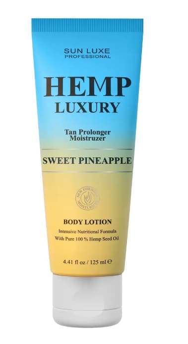 SUN LUXE Лосьон после загара для лица и тела с пролонгирующим действием "Hemp Luxury Sweet Pineapple" 125мл