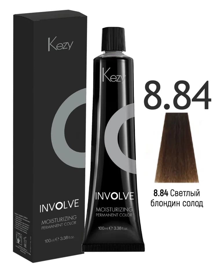 KEZY Involve color 8.84 Светлый блондин солод