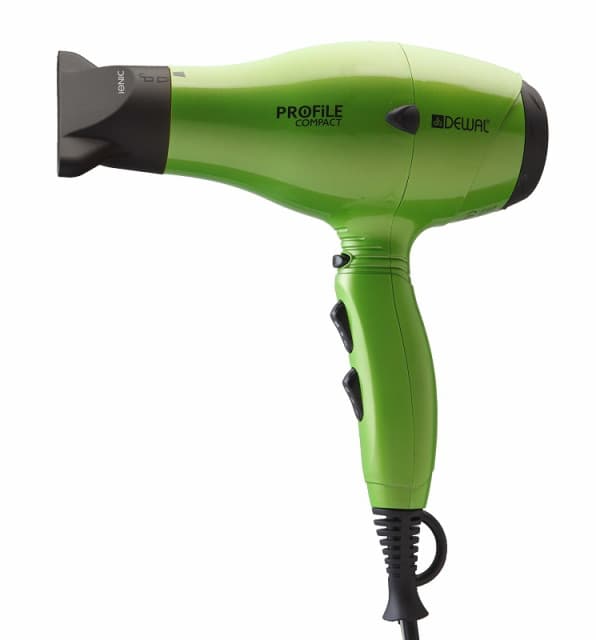 Dewal Profile Compact Фен с ионизацией, зеленый, 2000W