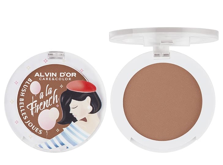 Alvin D'or A LA FRENCH Румяна для лица Blush belles joues (тон 02 Nude Golden), 3,59 гр.