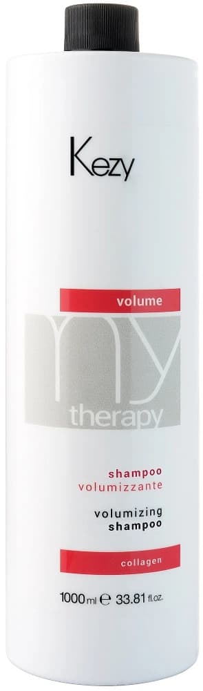 KEZY My Therapy Шампунь для придания объема с морским коллагеном, 1000 мл.
