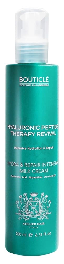 Bouticle ATELIER HAIR HYALURONIC Интенсивное восстанавливающее крем-молочко 200 мл