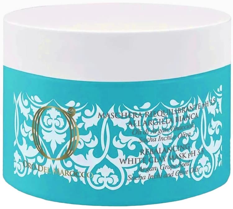 BAREX OLIOSETA Золото Марокко/ Ребалансирующая белая глина 250мл 