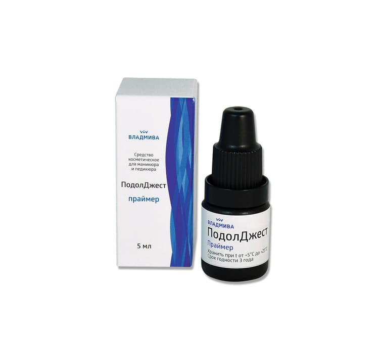 ПодолДжест Праймер/средство, служащее для хорошей сцепки материала с ногтевой пластиной, 5 мл