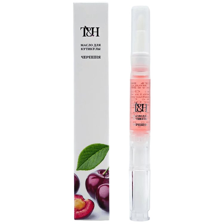 Масло T&H для кутикулы "Черешня"