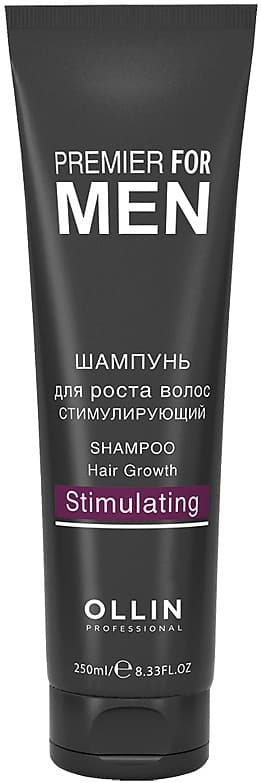 OLLIN PREMIER FOR MEN Шампунь для роста волос стимулирующий, 250 мл.