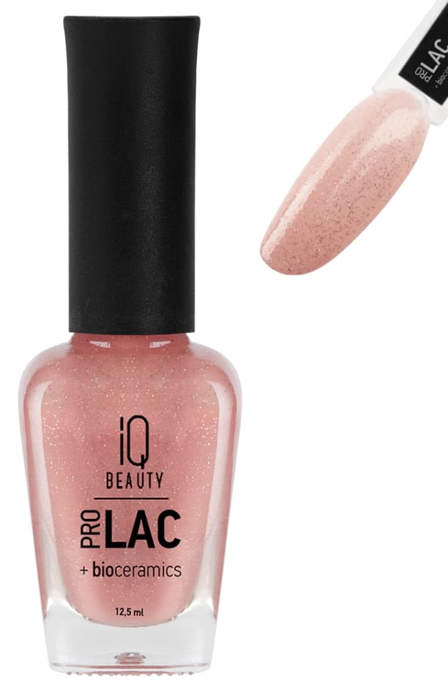 IQ BEAUTY PROLAC Лак для ногтей укрепляющий с биокерамикой 12.5 мл № 064 Forever young