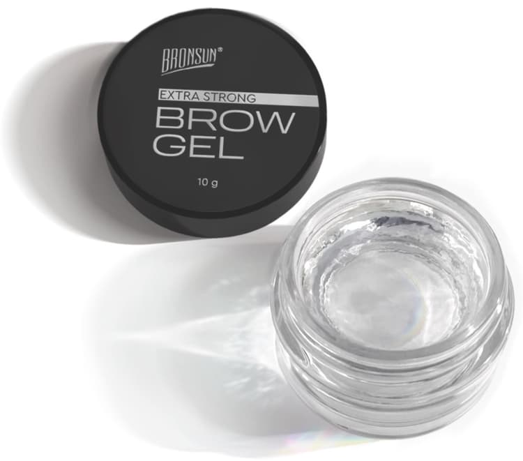 BRONSUN Гель для бровей суперсильной фиксации, 10 г.