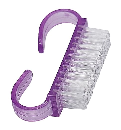 Щеточка для ногтей с изогнутыми ручками малая фиолетовый