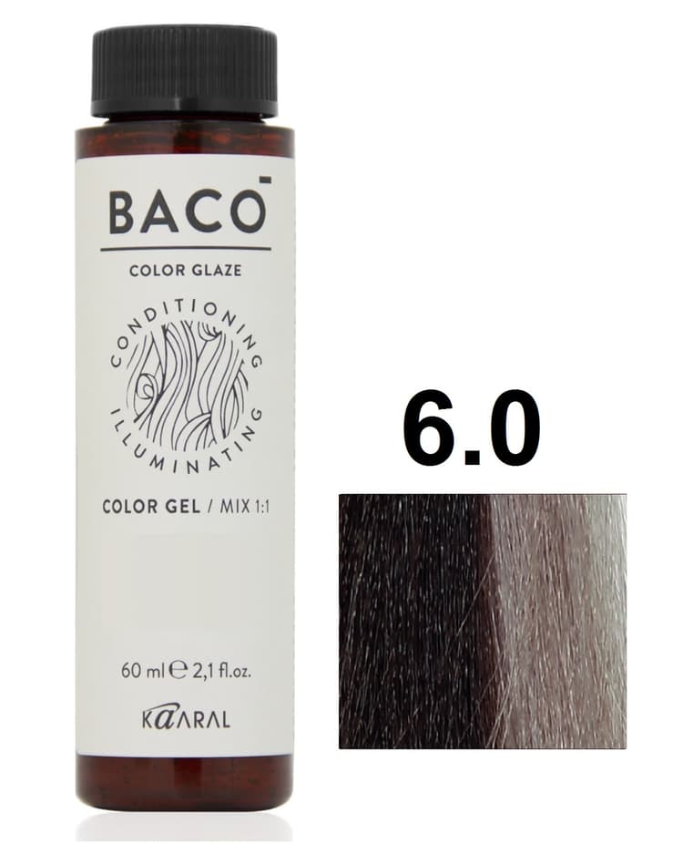 KAARAL Baco Color Glaze 6.0 темный блондин 60 мл