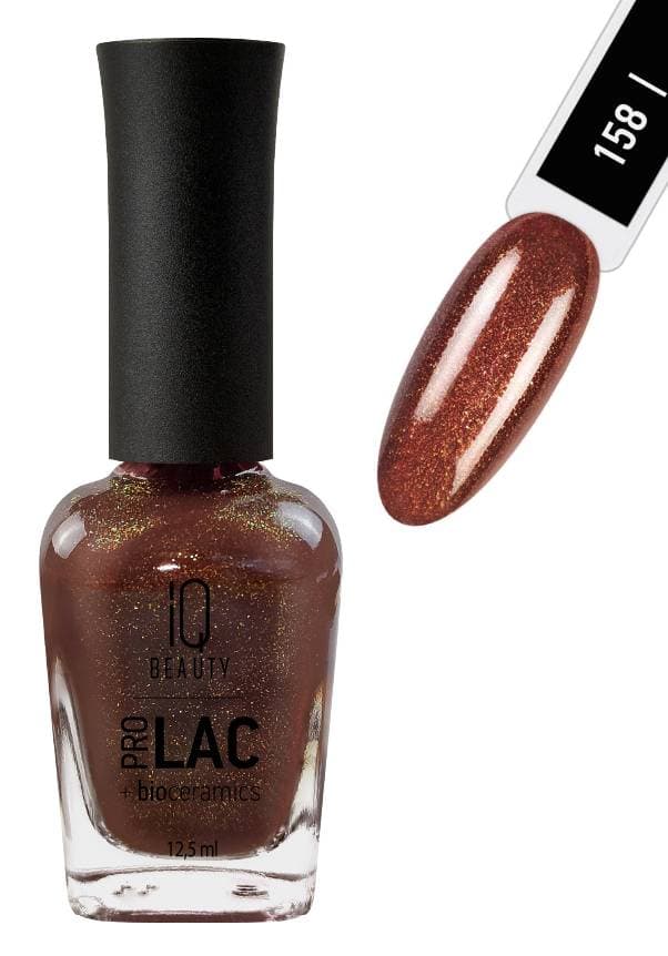 IQ BEAUTY PROLAC Лак для ногтей укрепляющий с биокерамикой 12.5 мл №158 OBSESSION Cinnamon Glow