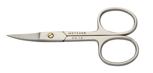 Metzger Ножницы ногтевые, изогнутые, матовые